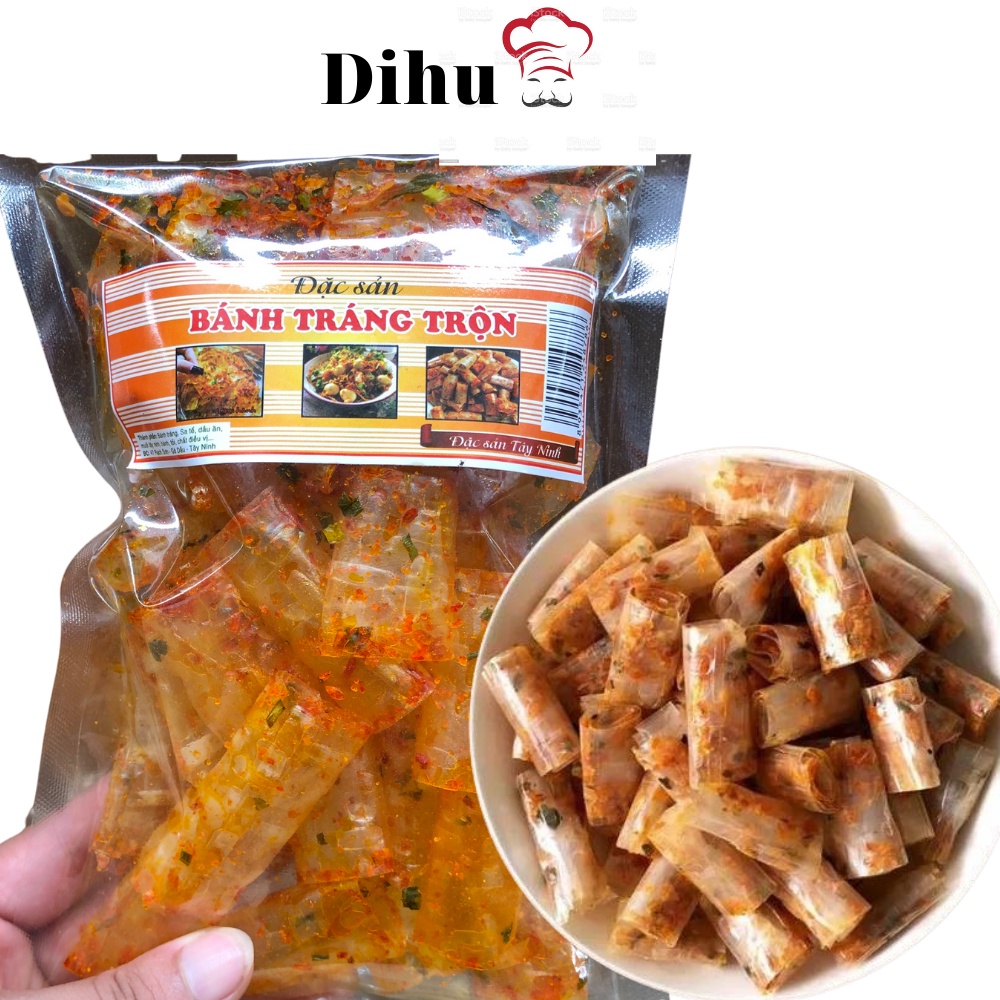 Bánh tráng trộn Tây Ninh Đặc Sản Tây Ninh, giòn đồ ăn vặt cho giới trẻ Sài Thành vệ sinh an toàn thực phẩm DiHu