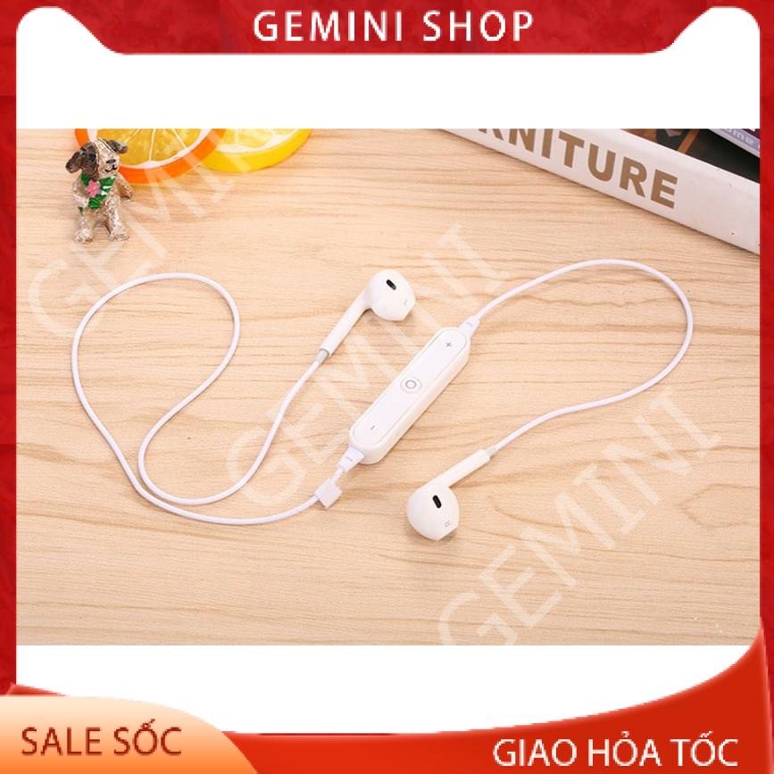 Tai nghe Bluetooth Sport 6 có mic đàm thoại no box S6 GEMINI SHOP