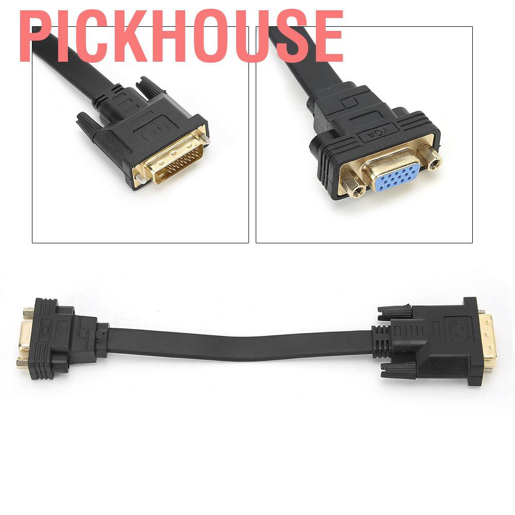 Bộ Chuyển Đổi Pickhouse Dvi D Dual Link 24 + 1 Male Sang Vga Female