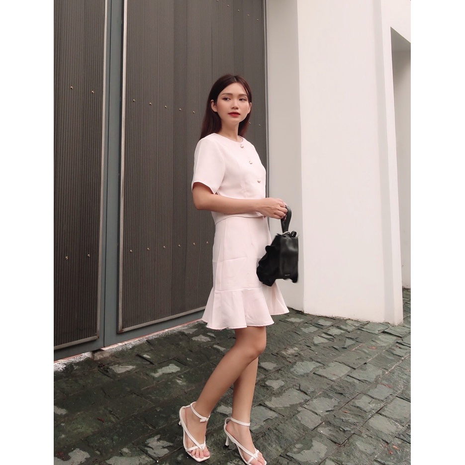 Set Áo Chân Váy Đuôi Cá Sang Trọng - BLV22057