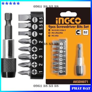 Ingco bộ 9 đầu tua vít aksd0071 - dsg