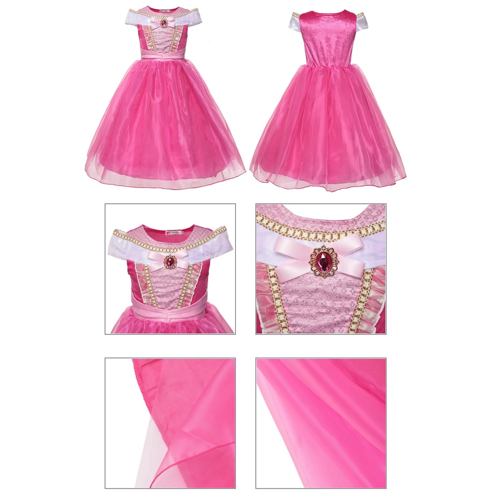 Đầm Hóa Trang Công Chúa Ngủ Trong Rừng TSBBQ99 Cho Bé Gái