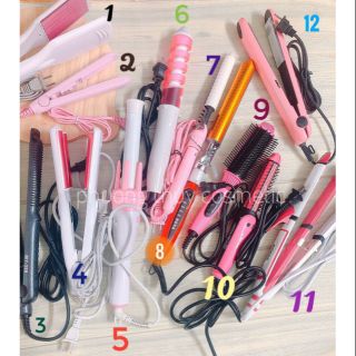 Máy làm tóc, tạo kiểu tóc: xoăn, cụp, là duỗi, sóng, dập xù