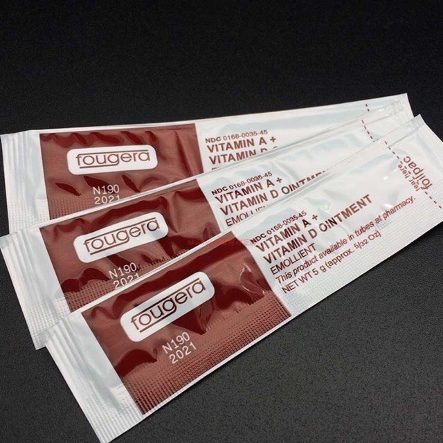 Dưỡng vitamin A D dùng sau xăm, Bịch 100 túi