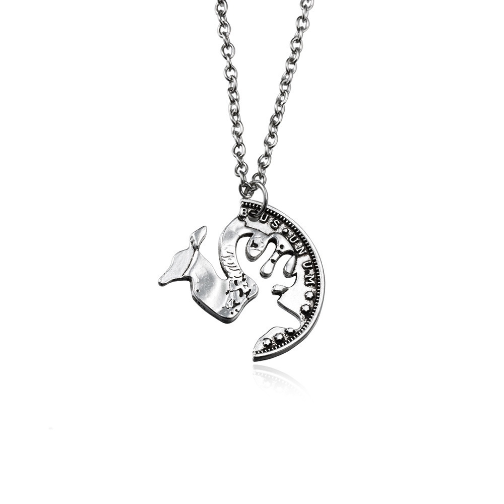 Vòng cổ Cặp Đôi Hình Hươu Phong Cách Hip hop