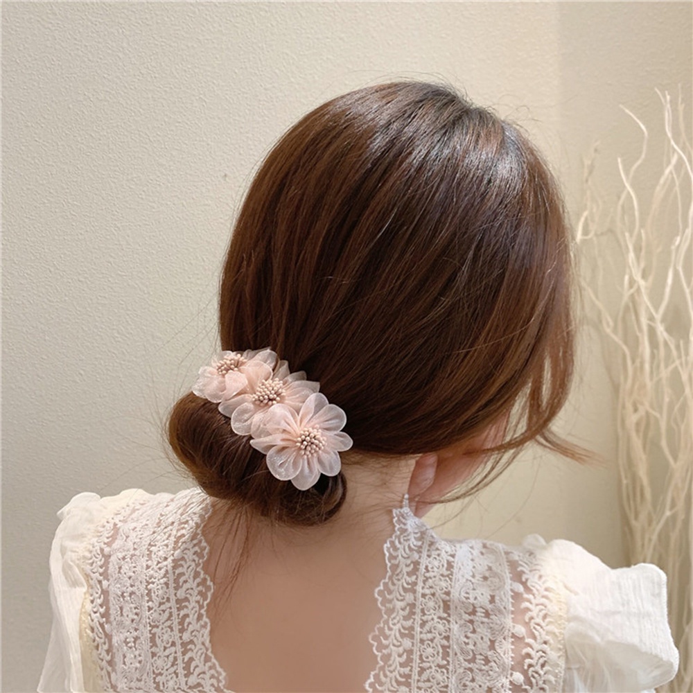 Kẹp tóc hình hoa nhiều màu sắc thời trang dành cho nữ