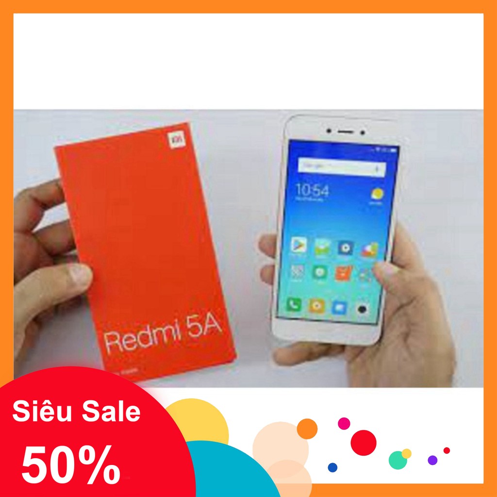 QUÁ KHỦNG 70% điện thoại Xiaomi Redmi 5a ( Redmi 5 A ) 2sim (2GB/16GB) mới CHÍNH HÃNG - CÓ Tiếng Việt QUÁ KHỦNG 70%