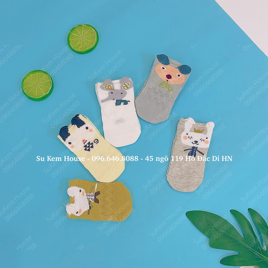 Set 5 đôi tất lưới Tiny cho bé