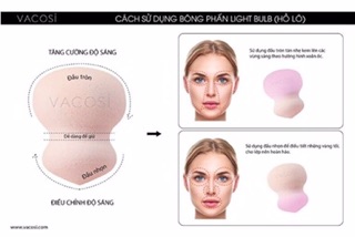 Bông hồ lô mút đánh kem nền
