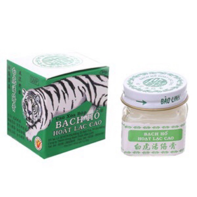 Cao Xoa Bóp Bạch Hổ ⚡FOLLOW Shop Giảm 5K⚡ Cao Bạch Hổ - Giảm Viêm Khớp & Đâu Dây Thần Kinh Tọa Lọ 20Gr