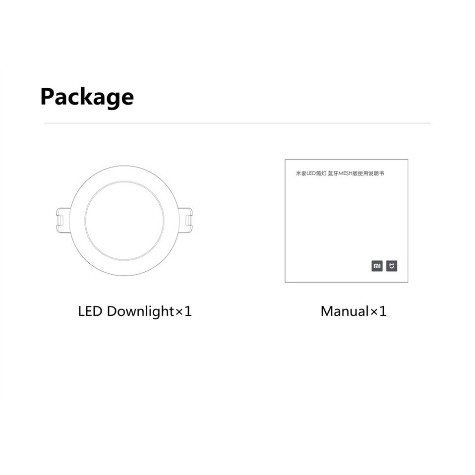 Đèn LED âm trần nhà Xiaomi Mijia LED  Blutooth Downlight Mesh Version