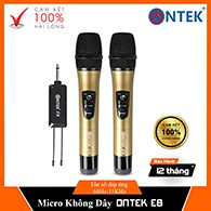 Bộ MICRO không dây karaoke SV-316/ E8 cao cấp - Chính hãng, Bảo hành 12 Tháng (1 đổi 1)