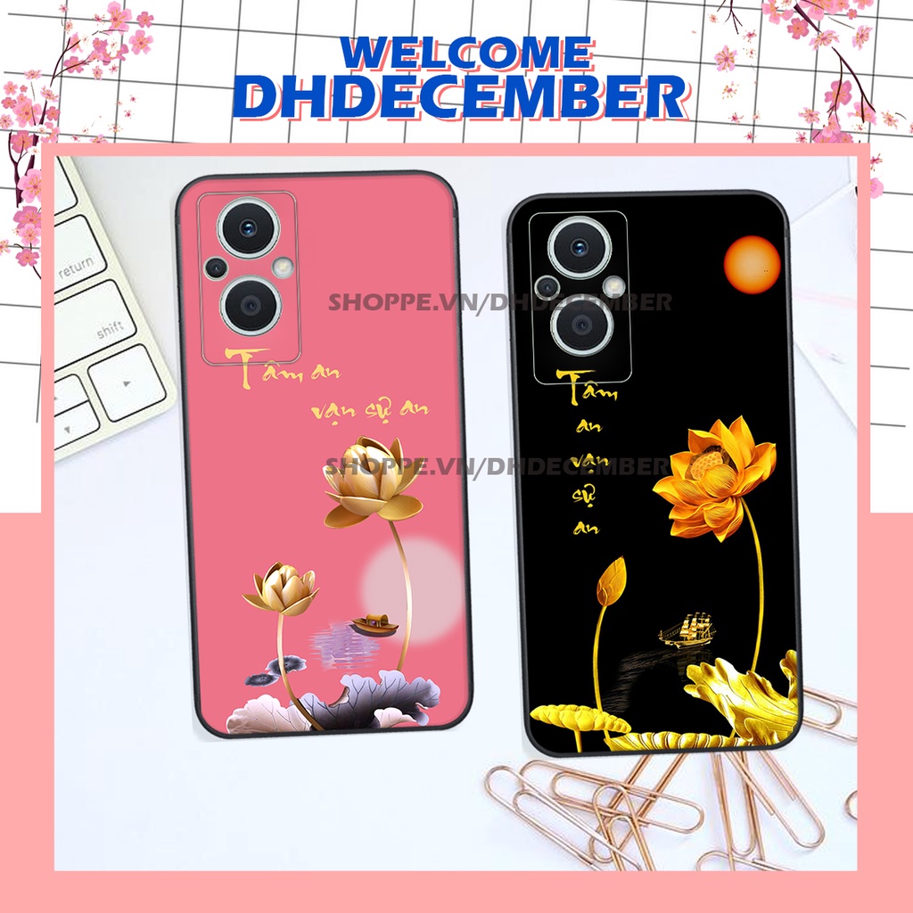 Ốp lưng Oppo RENO 7Z 5G in hình thư pháp tâm an vạn sự an ,mã đáo thành công SIÊU CHẤT