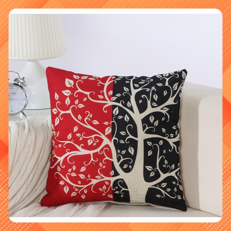 Gối tựa lưng, trang trí sofa mã cây màu M1