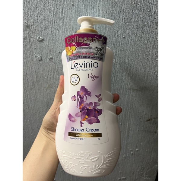 SỮA TẮM LEVINIA TRẮNG DA DƯỠNG ẨM  - SỮA TẮM TRẮNG DA CHỐNG NẮNG 650g