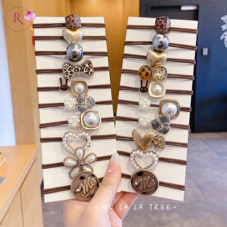 DÂY BUỘC TÓC NHIỀU MÀU ĐÁNG YÊU SIÊU XINH HÀN QUỐC CHO BÉ GÁI-DBTA1