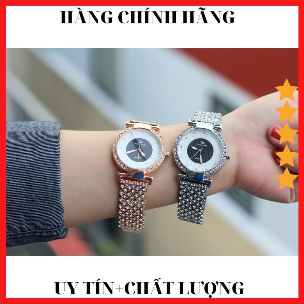 [ HÀNG CAO CẤP ] Đồng hồ nữ KING TIME FULL Kim Cương - Mặt To Size Lớn Nổi Bật | BigBuy360 - bigbuy360.vn