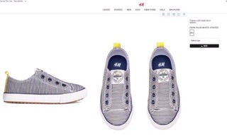 Giày vải không dây H&M dư xịn