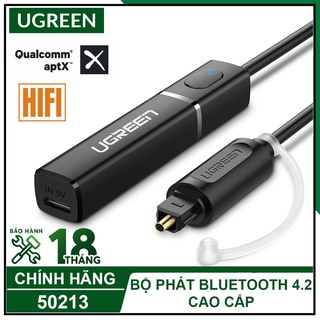 Bộ Phát Bluetooth 4.2 Cho TiVi, Laptop, PC Cao Cấp, UGREEN 50213 Chính Hãng