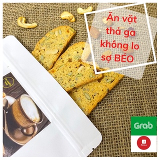 Bánh BISCOTTI 50gram AnnFood-Bánh ăn kiêng không đường