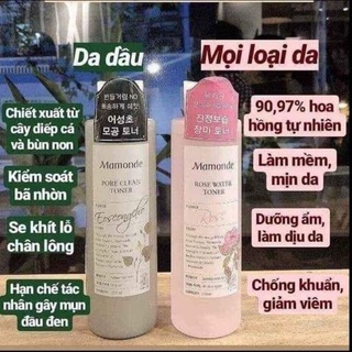 Nước Hoa Hồng Mamonde Toner 250ml