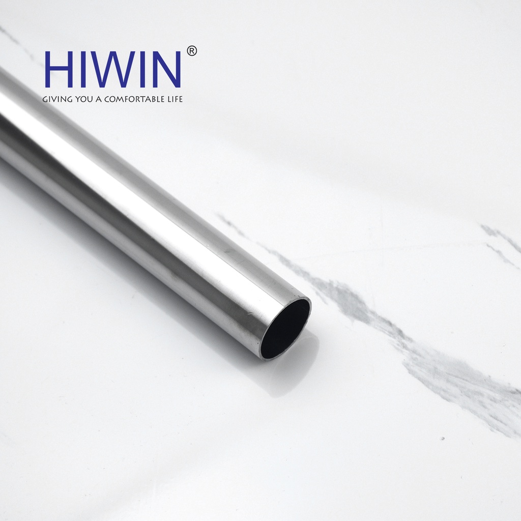 Ống inox thanh giằng vách kính nhà tắm inox 304 mặt gương phi 25 dài 1,5m HIWIN SB-615