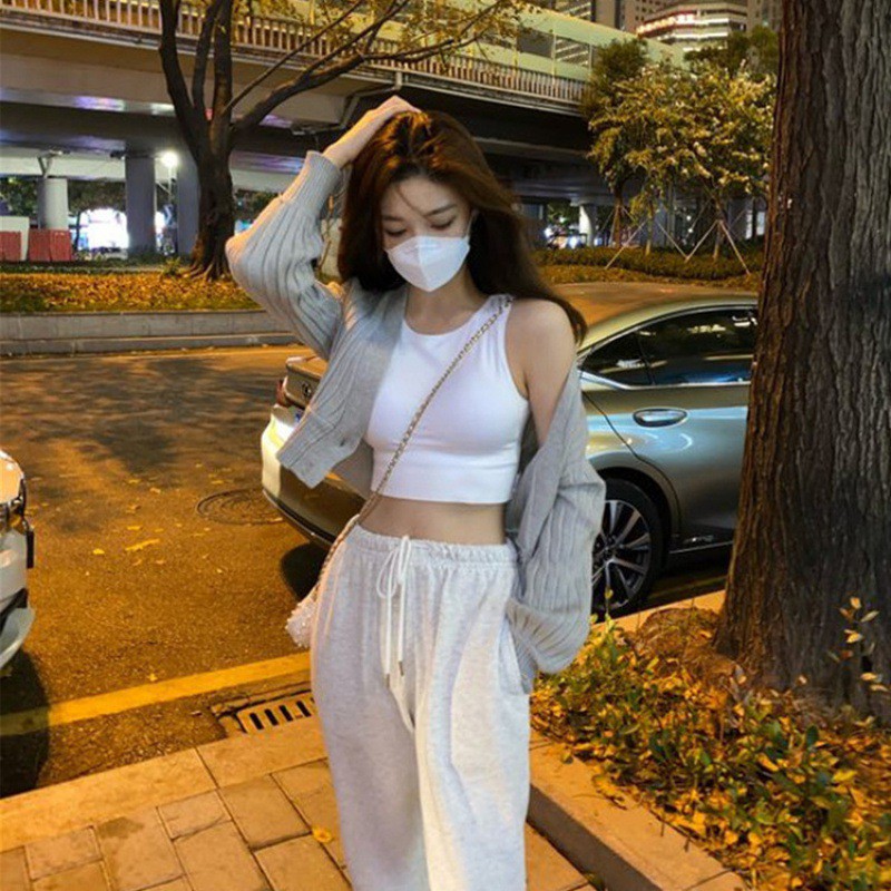 Áo Bra thể thao Croptop một mảnh đệm may liền bo chun siêu co dãn 5008 | BigBuy360 - bigbuy360.vn