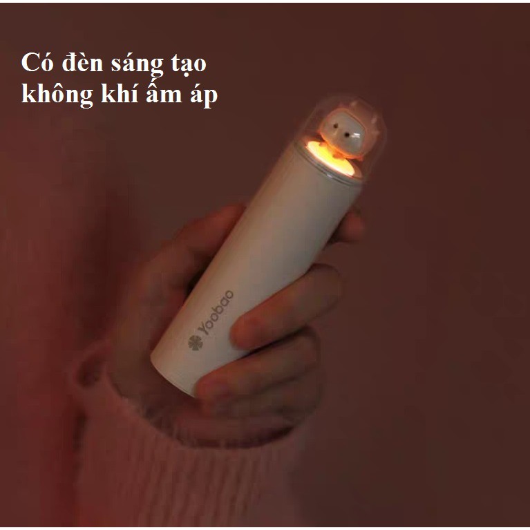 Máy sưởi tay kiêm sạc dự phòng 2in1 Yoobao 5000mAh, nhỏ gọn cute