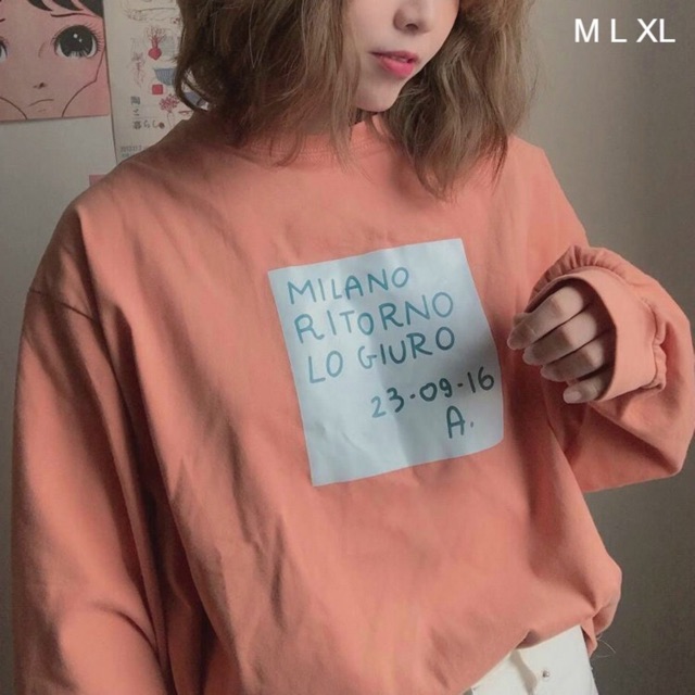 [TẶNG QUÀ] Áo Thun Tay Dài Thu Đông 💝 Unisex Nam Nữ Phong Cách Hàn Quốc Ulzzang 💝 Milano | BigBuy360 - bigbuy360.vn