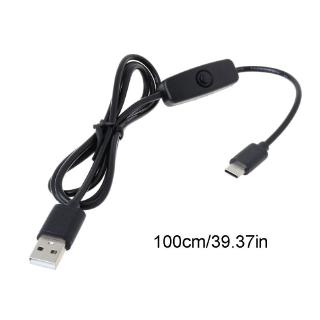 Dây Cáp Sạc Usb Type C Có Công Tắc Cho Raspberry Pi 4