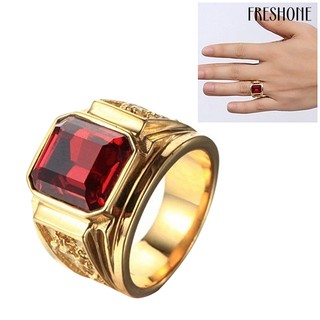 Nhẫn Mạ Vàng 18k Đính Đá Hình Rồng Phong Cách Âu Mỹ Cho Nam