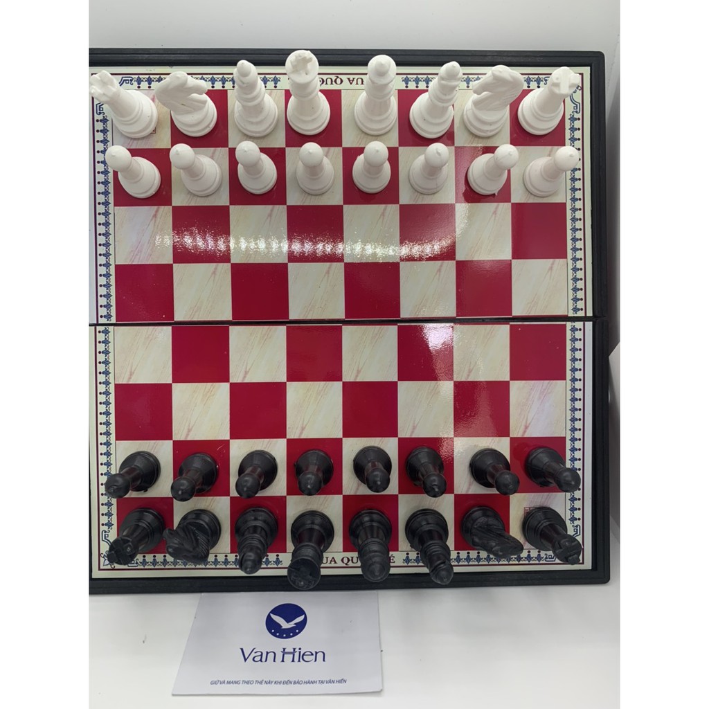 Bộ đồ chơi bàn cờ vua nam châm gấp gọn cao cấp cỡ vừa và lớn