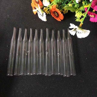 10 Ống Hút Thủy Tinh Hút Mụn Hút Dầu Hút Bã Nhờn Dùng Trong Spa