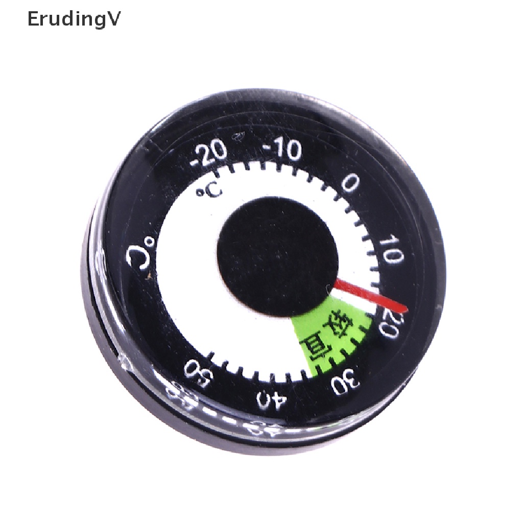 Nhiệt Kế Tròn Mini Đường Kính 27mm Bằng Nhựa Chống Thấm Nước Chuyên Dụng Cho Xe Hơi