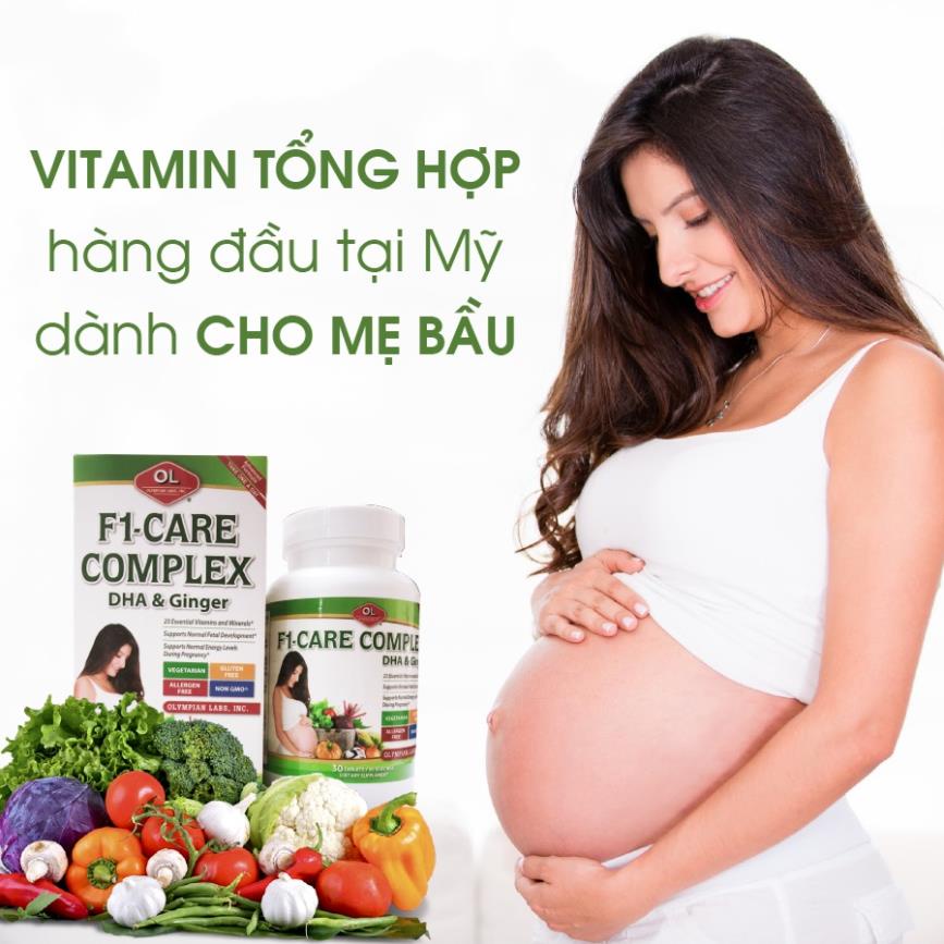 Viên Uống Bổ Sung Vitamin Tổng Hợp Cho Bà Bầu Olympian labs F1- Care Complex.