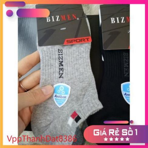 (Sale) Tất thể thao nam khử mùi kháng khuẩn Bizmen CSP-07