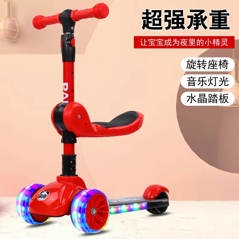 Xe trượt scooter 3 in 1 3 bánh phát sáng có đèn có nhạc cho bé (hàng xịn)