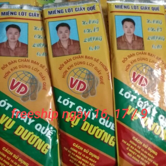 Lót giày quế vụ Dương - 10 đôi ( miễn phí vc toàn quốc)