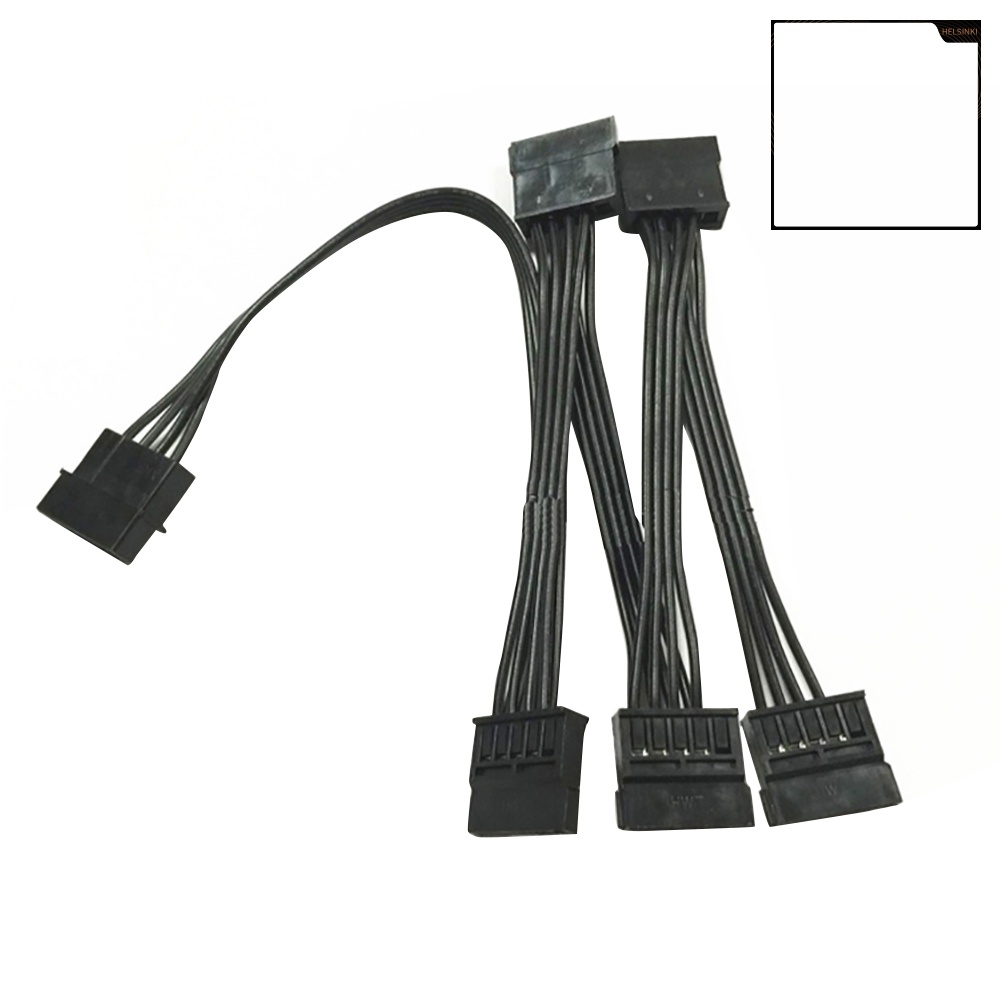 Dây Cáp Chia Nguồn Ổ Cứng 4pin 1 Sang 5 Ide Sata 15pin