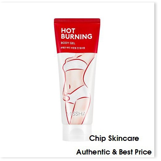 [Mã giảm giá mỹ phẩm chính hãng] Kem Tan Mỡ Hot Burning Body Gel Missha 200ml - Chip Skincare
