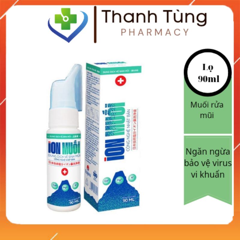 Dung dịch vệ sinh mũi ion muối 90ml - FUJIWA