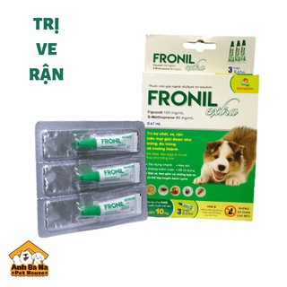 Thuốc trị ve, rận cho chó Fronil Extra