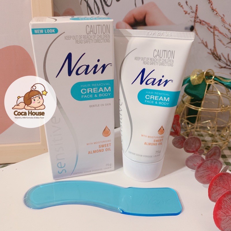 KEM TẨY LÔNG NAIR (BODY & FACE) ✅Hàng chính hãng, đủ bill✅ tẩy lông vùng kín, tẩy lông nách, lông tay, lông chân | BigBuy360 - bigbuy360.vn