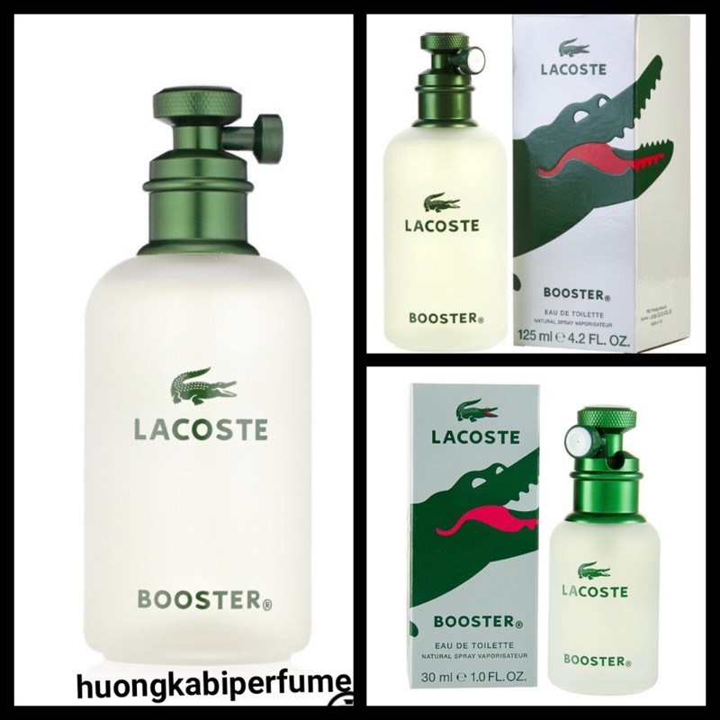 nước hoa nam lacoste booster 125ml🌸 mạnh mẽ- nam tính🌸