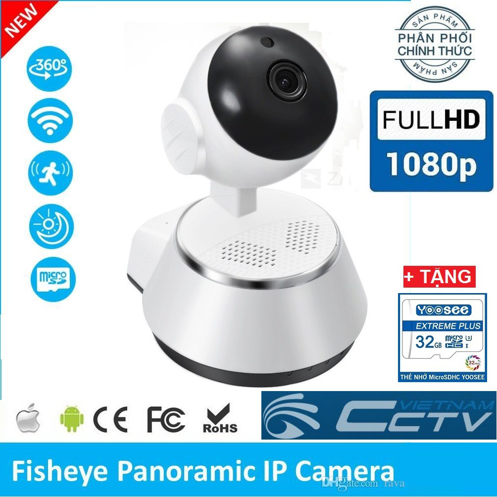 Camera wifi giám sát V380 Pro Kaw, Camera mini không dây kết nối điện thoại, đàm thoại 2 chiều, hồng ngoại quay ban đêm | BigBuy360 - bigbuy360.vn