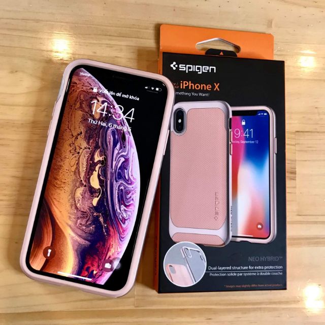 Ốp Lưng Bảo Vệ Spigen Cho iPhone X