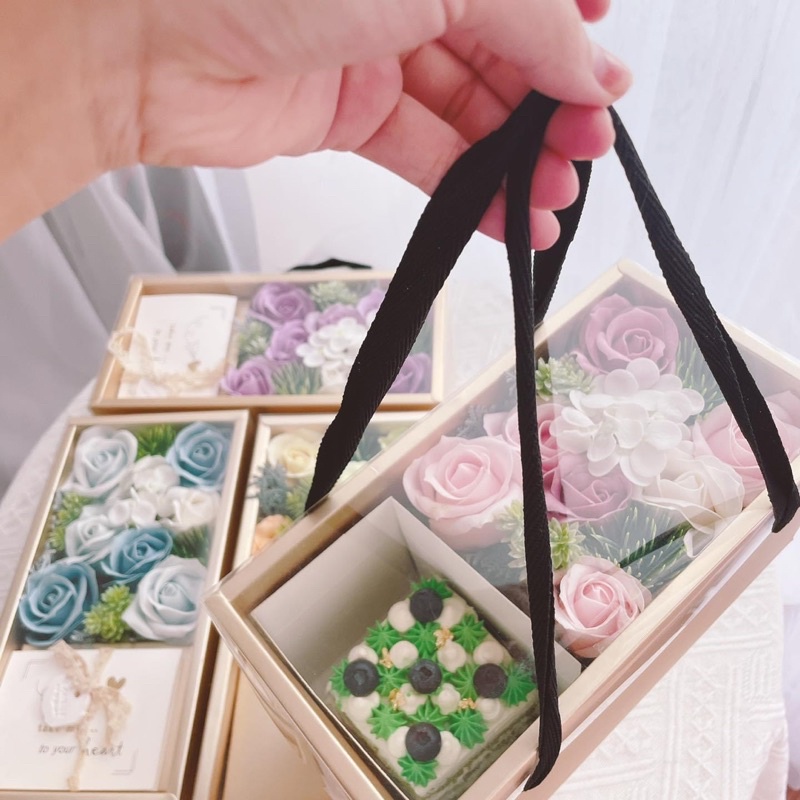 Set Quà Tặng 20/10 Hoa Sáp Thơm Kèm Bánh Cao Cấp ❤️