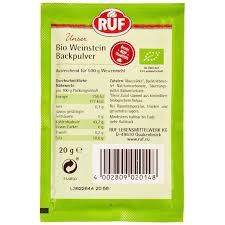 Bột nở / Bột Nở Hữu Cơ 20g RUF Đức, Nhập Khẩu Đức[Date 12.2022]