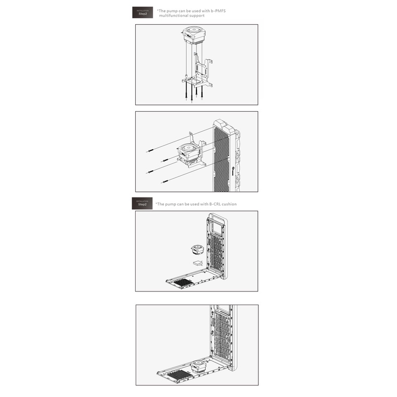 Bộ Máy Bơm Tốc Độ Cao Bykski DDC CP-PA-X 10W Tốc Độ Cao 3M 300L / H Max 3000rpm 60mm