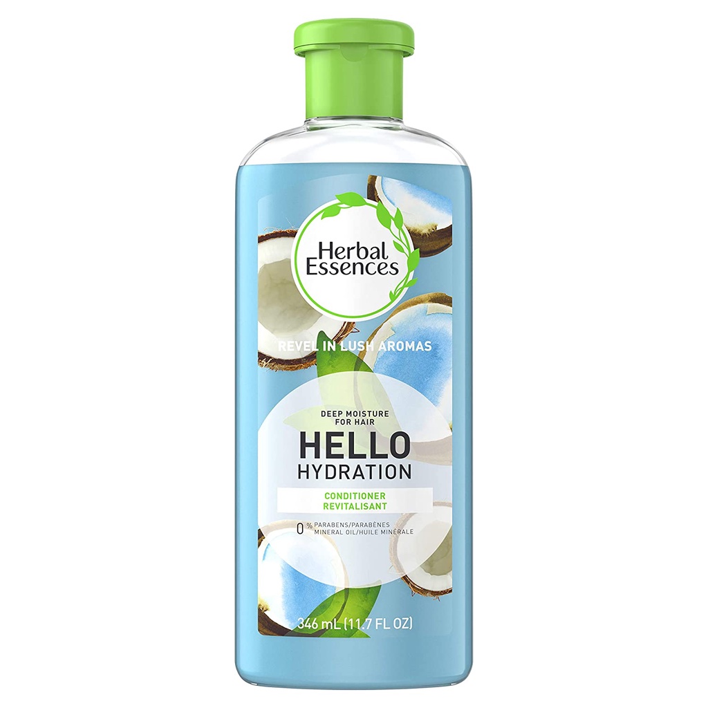 Dầu xả dưỡng ẩm tóc Herbal Essences Hello Hydration Moisturizing Hair Conditioner 346ml (Mỹ)